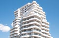 Burgas / Bulgaria Ã¢â¬â 08/31/2019: Modern white high rise building